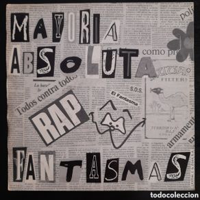 Discos de vinilo: Mayoría Absoluta – Fantasmas. 1991. Vinilo, 7”, 45 RPM, Single Sided, Promo